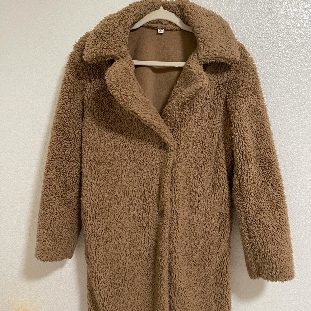 UNIQLO Women Pile-Lined Fleece Tailored Coat